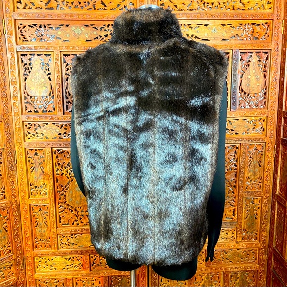 Giacca Gallery Company Reversible Fur Vest - Picture 3 of 12